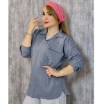 شومیز پلوتی تک جیب