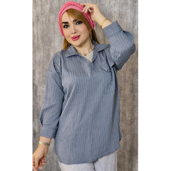 35100225-7-min شومیز پلوتی تک جیب