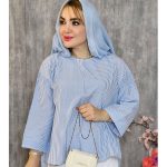 شومیز خطی جلو بسته - مانتو پاتریس رشت