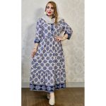 پیراهن ساحلی دکمه ای گلدار