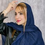 روسری نخی منگوله دار