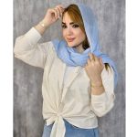 شومیز راه راه گره ای