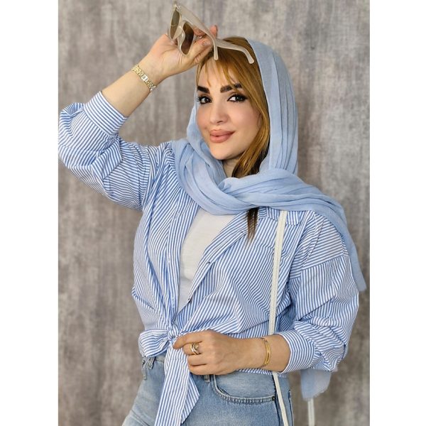 شومیز راه راه گره ای -مانتو پاتریس رشت