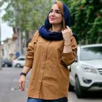 مانتو لینن گلدوزی