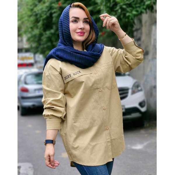 مانتو لینن گلدوزی