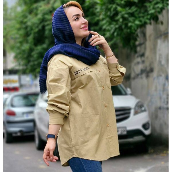 مانتو لینن گلدوزی