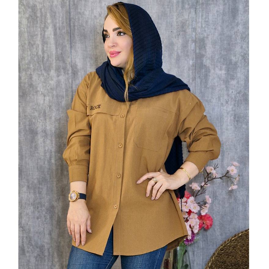 مانتو لینن گلدوزی