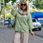 مانتو صوفیا پشت دکمه - مانتو پاتریس رشت