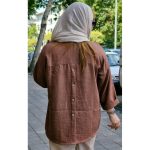 مانتو صوفیا پشت دکمه