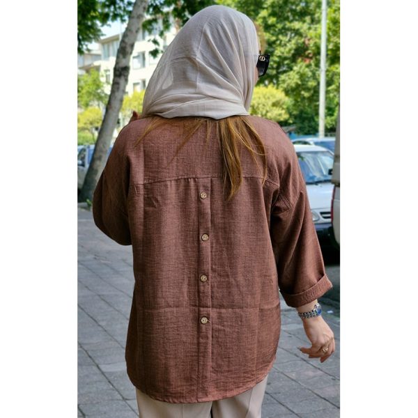 مانتو صوفیا پشت دکمه