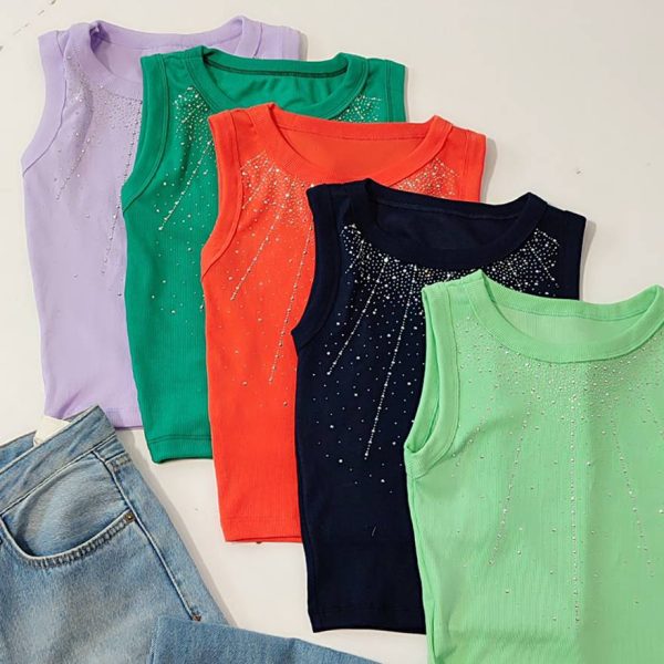 39100215-2 تاپ کراپ فانریپ نگینی