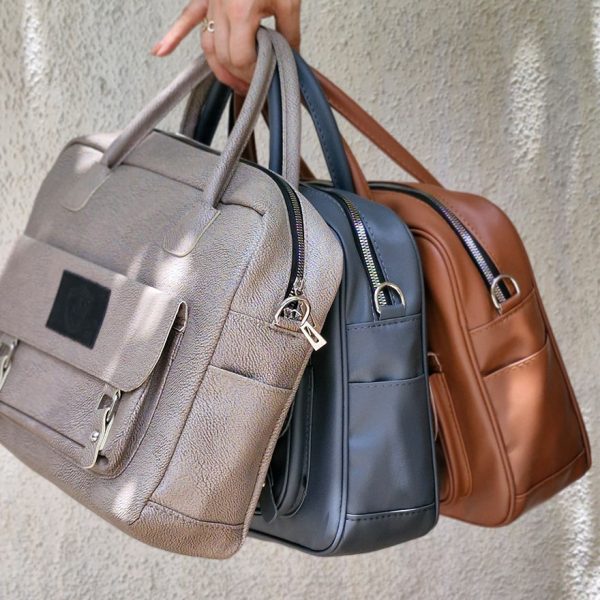 کیف اداری چرم رنگی