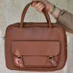 کیف اداری چرم رنگی -