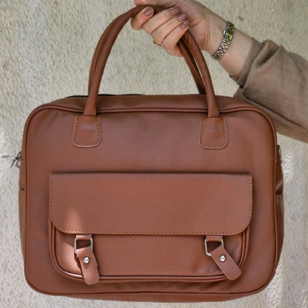کیف اداری چرم رنگی -