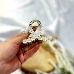 کلیپس گل سفید ریز - مانتو پاتریس رشت