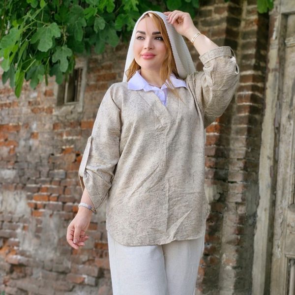 449007-1-min شومیز گازوییلی یقه سفید - مانتو پاتریس رشت