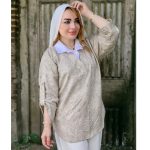 شومیز گازوییلی یقه سفید