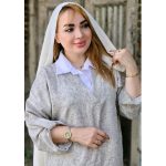 شومیز گازوییلی یقه سفید