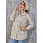 مانتو راه راه داکرون