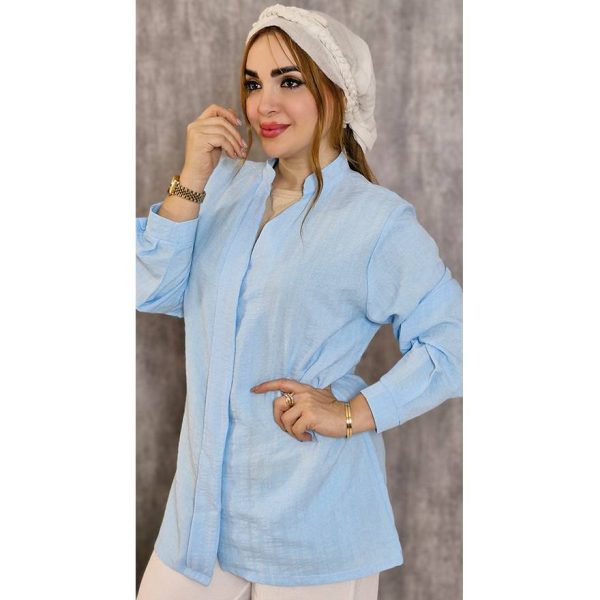 مانتو شانتون دکمه مخفی