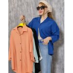 شومیز اطلس رنگی