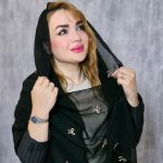 شال محرمی پاپیون مشکی