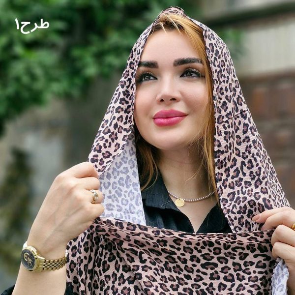 شال پلیسه پلنگی