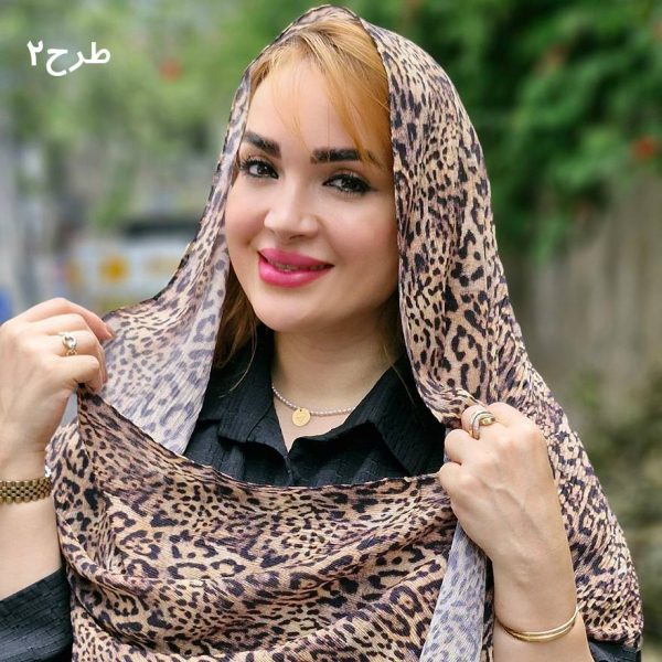 شال پلیسه پلنگی