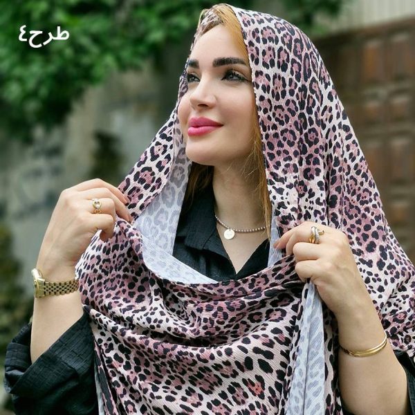 شال پلیسه پلنگی