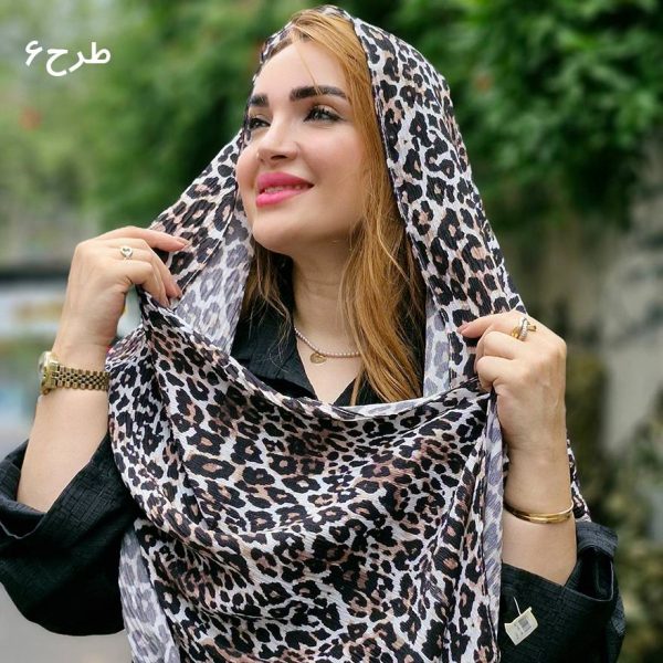 شال پلیسه پلنگی