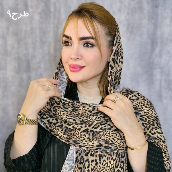 شال پلیسه پلنگی