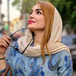 مانتو بلند طرحدار لینن کجراه