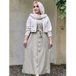 ست کت سارافون دکمه ای