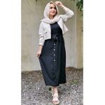 ست کت سارافون دکمه ای