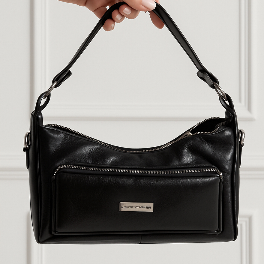 کیف ورنی دوزیپ مانتو پاتریس