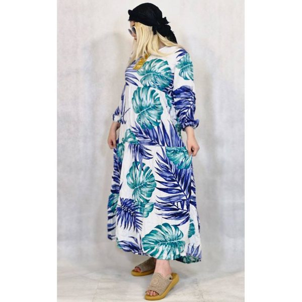 پیراهن ساحلی طرحدار - مانتو پاتریس رشت