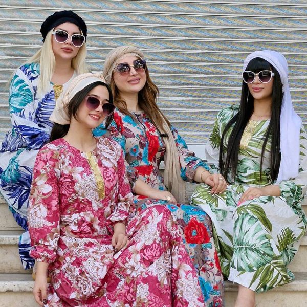 پیراهن ساحلی طرحدار - مانتو پاتریس رشت