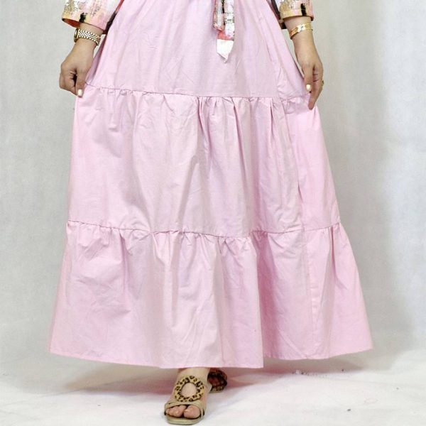 20900899-2 دامن لینن چین دار - مانتو پاتریس رشت