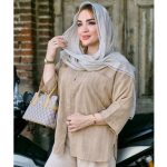 مانتو صوفیا آستین 2 دکمه