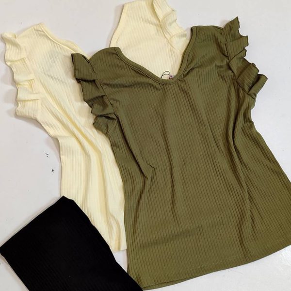 تاپ سرشونه چین دار فانریپ