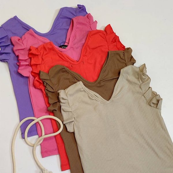 تاپ سرشونه چین دار فانریپ - مانتو پاتریس رشت