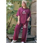 ست تیشرت شلوار جردن رنگی