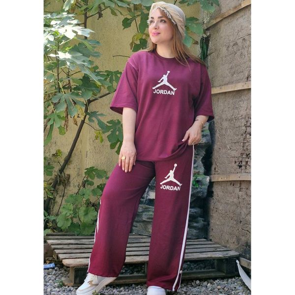 ست تیشرت شلوار جردن رنگی