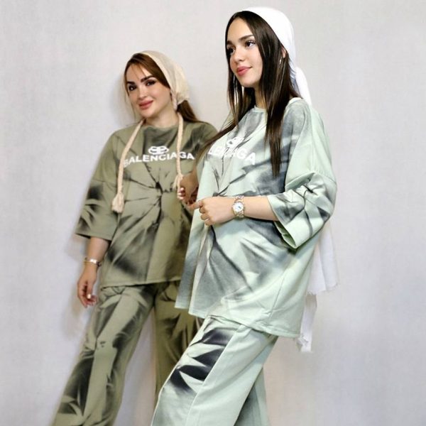 ست تیشرت شلوار سنگشور بالنسیاگا - مانتو پاتریس رشت