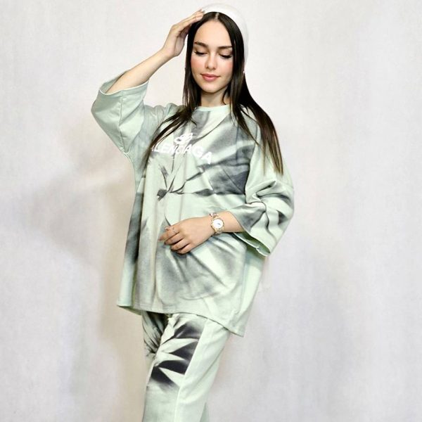 ست تیشرت شلوار سنگشور بالنسیاگا - مانتو پاتریس رشت