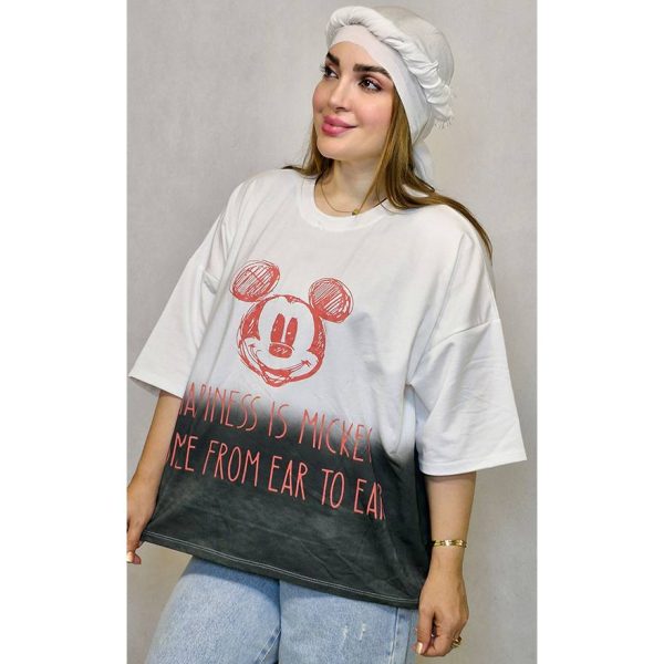 268001041-2 تیشرت چاپ میکی موس