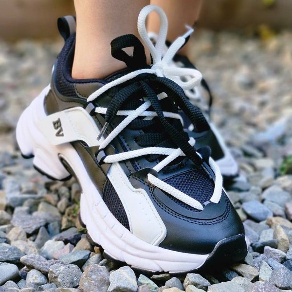 کتونی بوتگا سفید مشکی - مانتو پاتریس رشت