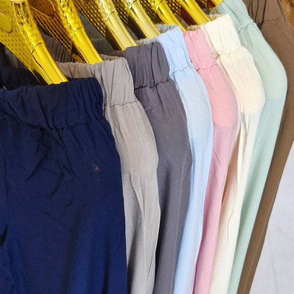 شلوار دامنی نخی