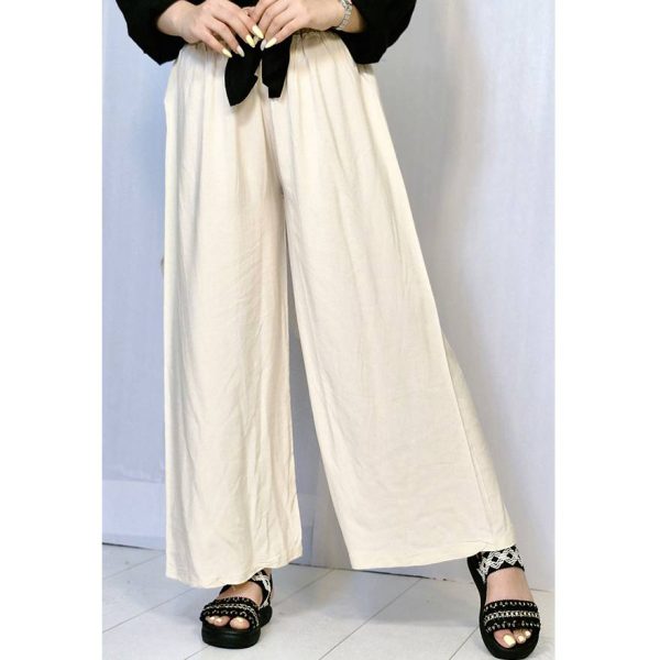 شلوار دامنی نخی