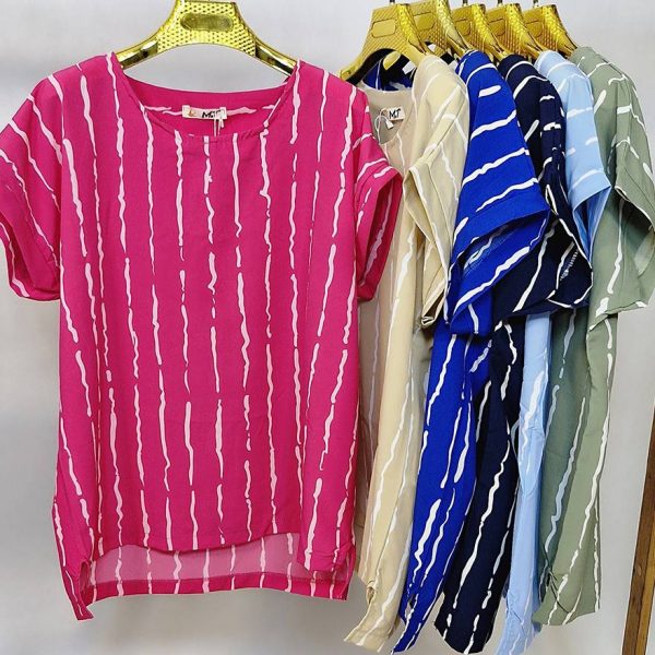 تیشرت پری چاکدار - مانتو پاتریس رشت